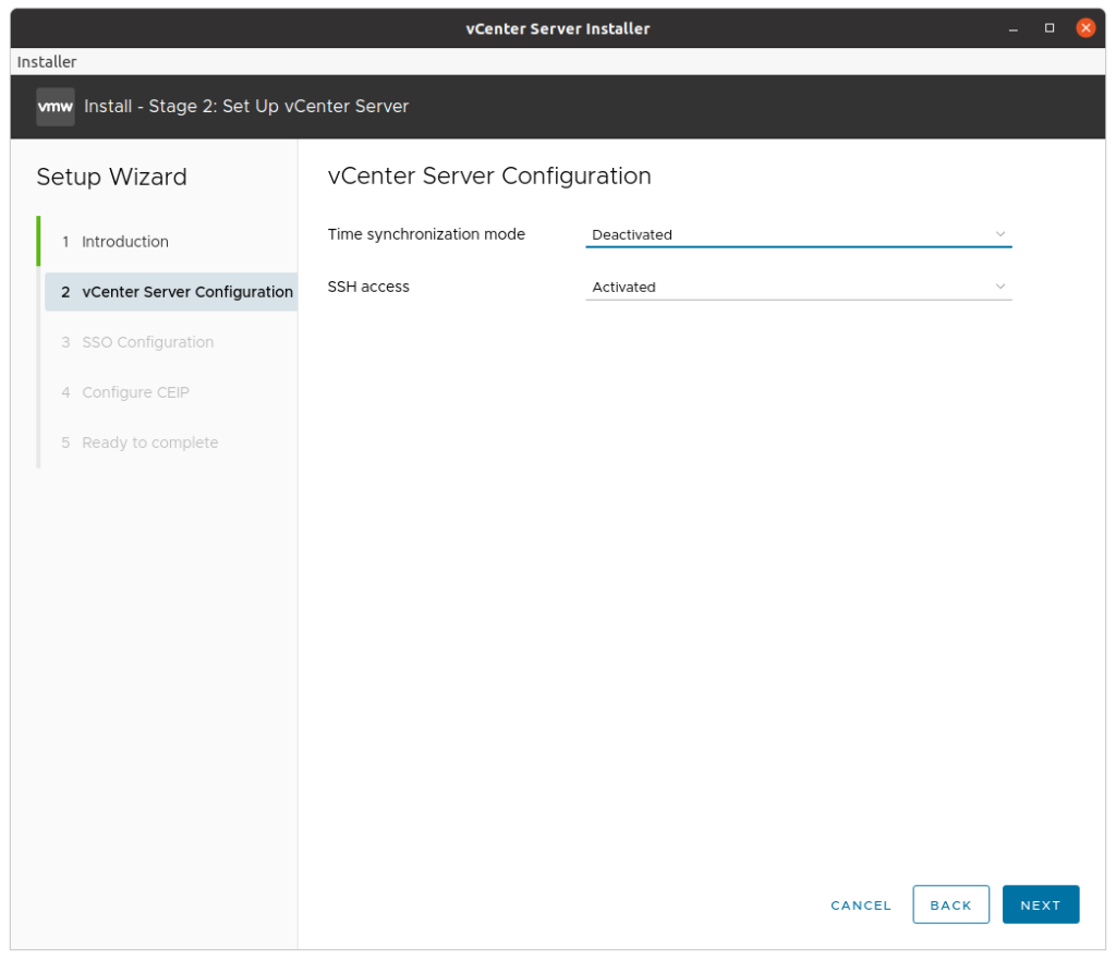 VMware vCenterをインストールする！（V8）