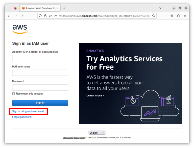AWSマネジメントコンソール（GUI）にサインインする！