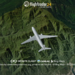 Flightradar24で離島の上空を飛行する!(屋久島)